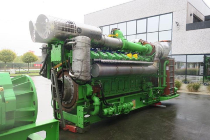 Jenbacher J616F 2682 kWe gas generator industrial power plant system