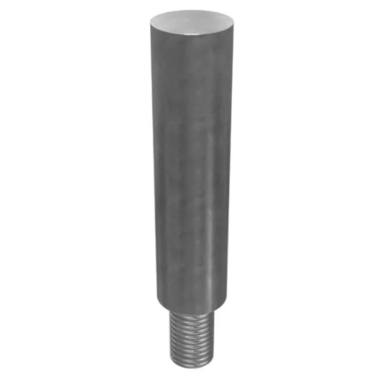 Zinc 6L-2288 sacrificial anode for corrosion protection in engine and cooling systems
