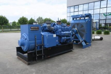 1991 MTU 6V396 750/825 kVA diesel generator heavy-duty power unit