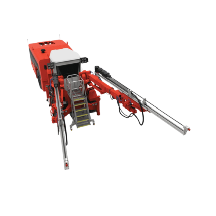 New Sandvik Titon 500 operator cabin front windshield — cab glass replacement spare part for Sandvik Titon DTH drilling rig