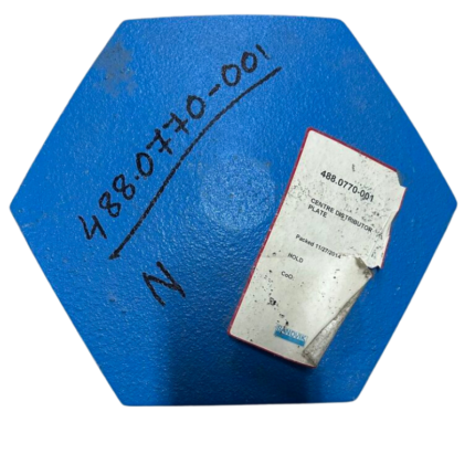 Sandvik 488.0770-001 centre distributor plate for construction and mining equipment