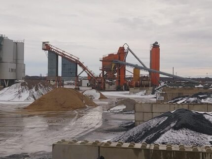 Marini asphalt mixing plant 160 tph road construction equipment asphalt production system