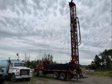 water well drilling rig Middle East Ingersoll Rand TH60 truck mounted desert drilling machine