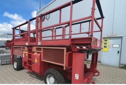 Genie GS384 RT rough terrain scissor lift 12m working height aerial platform