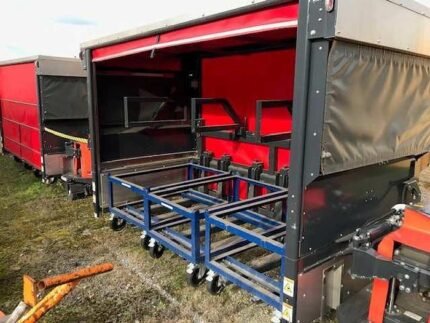Neumaier FT830 factory train tugger system industrial logistics transport equipment